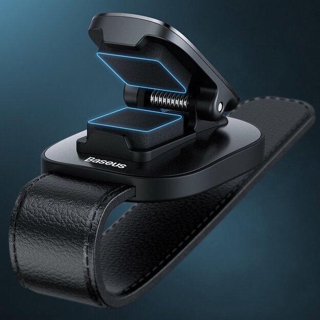 Baseus car glasses clip holder for glasses black (ACYJN-B01) 14