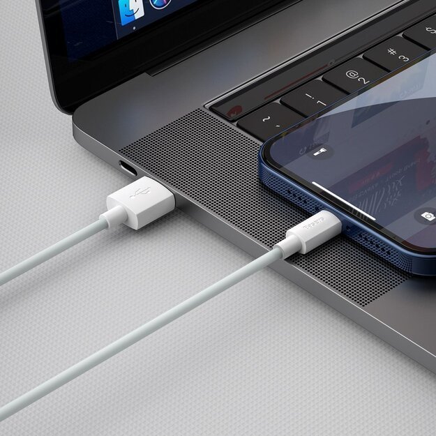 Baseus 2x USB - Lightning cable fast charging 1.5 m white (TZCALZJ-02) 8