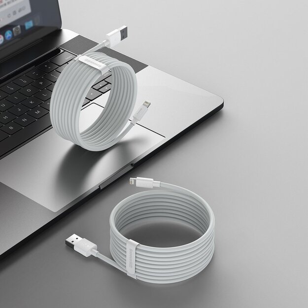 Baseus 2x USB - Lightning cable fast charging 1.5 m white (TZCALZJ-02) 7