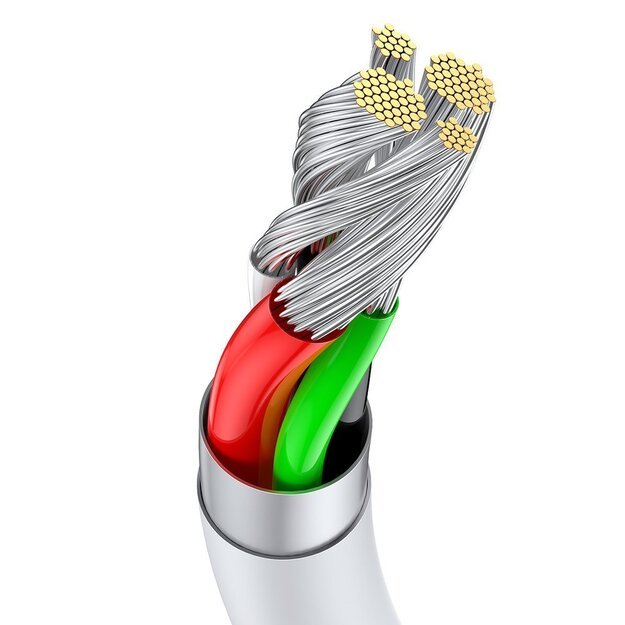 Baseus Superior USB Cable - USB Type C 66 W 6A 1 m White (CATYS-02) 7