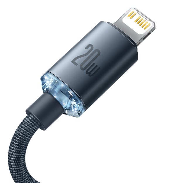 Baseus CAJY000301 Lightning - USB-C PD QC cable 20W 480Mb/s 2m - black 10