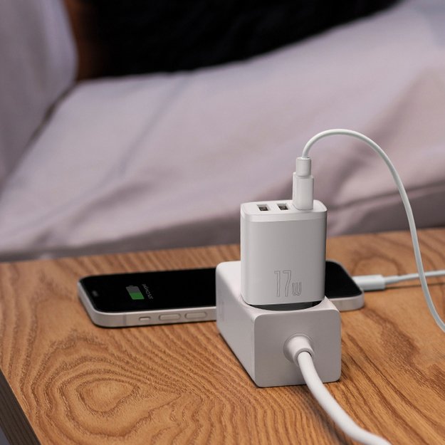 Baseus Compact charger 3x USB 17W white (CCXJ020102) 12