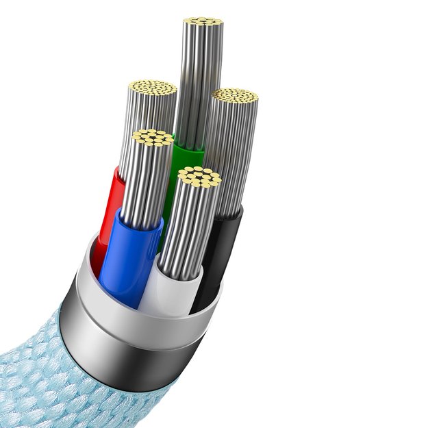 Baseus CAJY001303 Lightning - USB-C PD cable 20W 480Mb/s 1.2m - blue 6