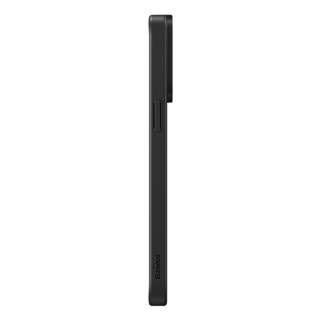 Armored case for iPhone 14 Pro Max compatible with MagSafe Baseus Synthetic Fiber tempered glass - black 4