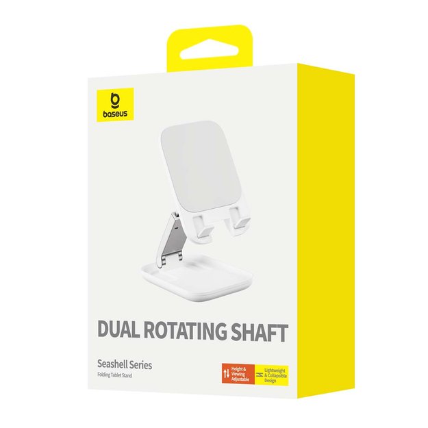 Baseus BS-HP009 Seashell Series foldable tablet stand - white 4