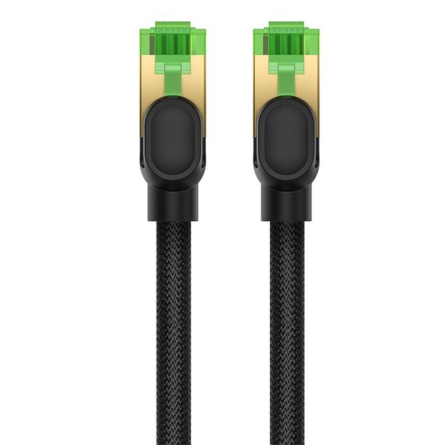 Baseus fast RJ45 cat. network cable. 8 40Gbps 20m braided black 3