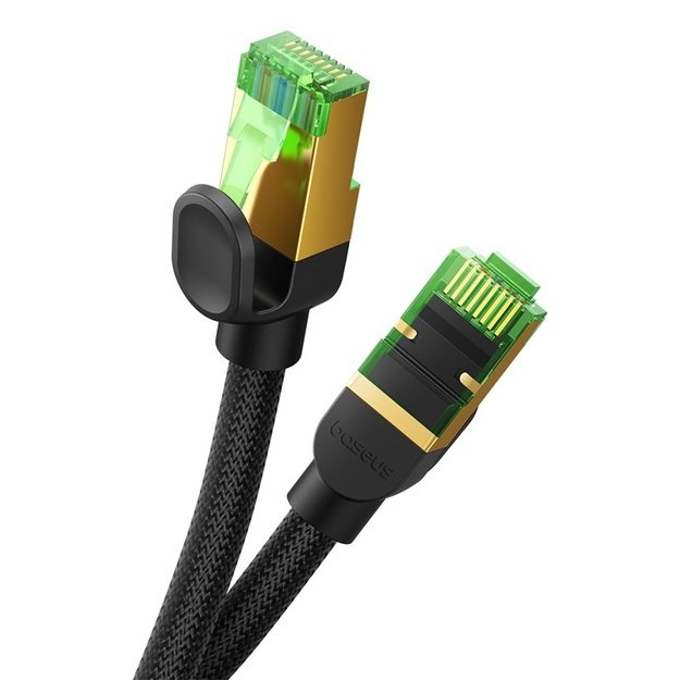 Baseus fast RJ45 cat. network cable. 8 40Gbps 20m braided black 2