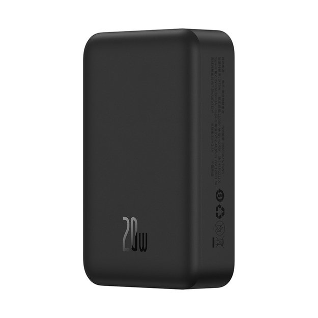 Baseus Magnetic Mini 20000 mAh 20W Powerbank - black + USB-C / USB-C cable 6
