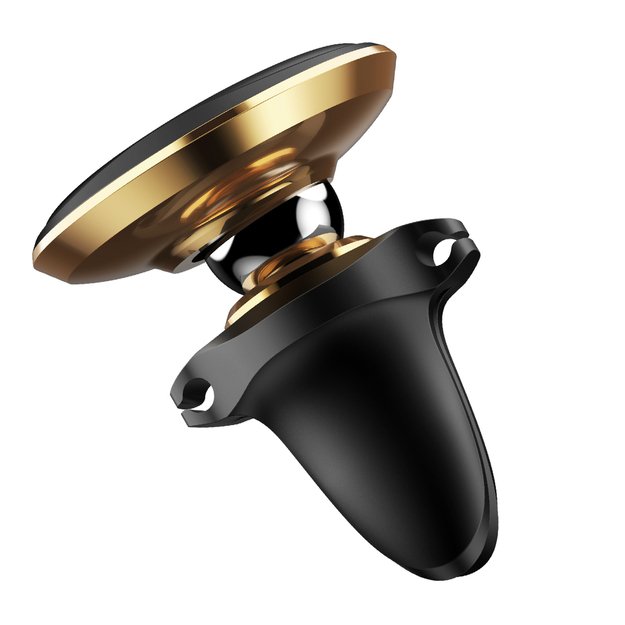 Baseus C40141201G13-00 Magnetic Car Air Vent Holder - Black and Gold 5