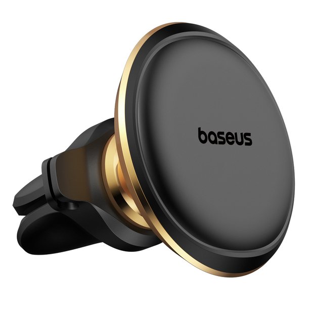 Baseus C40141201G13-00 Magnetic Car Air Vent Holder - Black and Gold 3