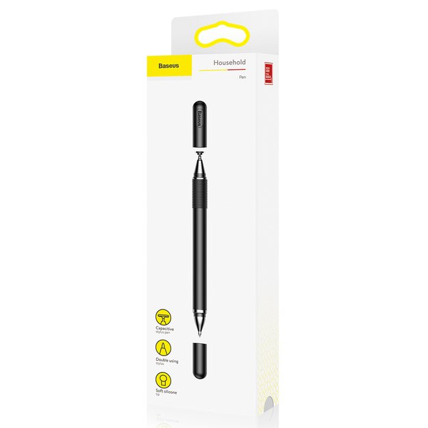 Baseus Golden Cudgel ACPCL-01 double-sided stylus for tablets, phones with gel pen - black 5