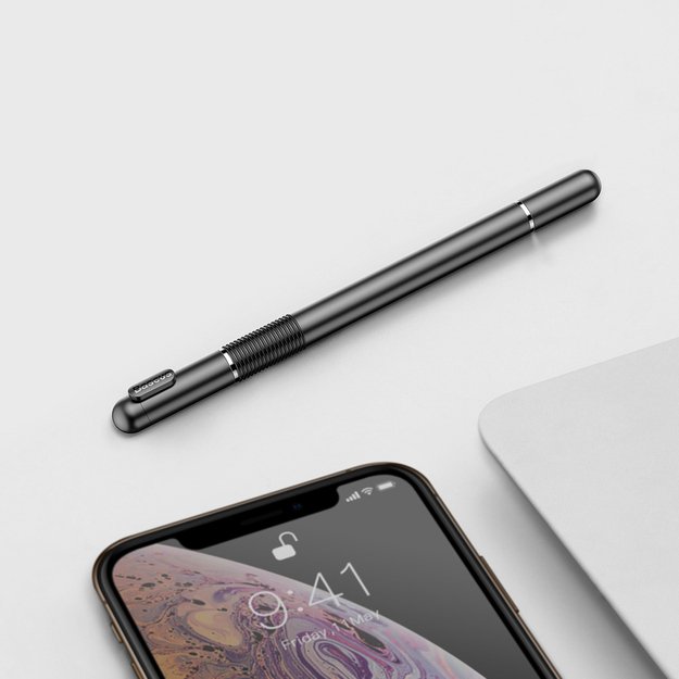 Baseus Golden Cudgel ACPCL-01 double-sided stylus for tablets, phones with gel pen - black 6