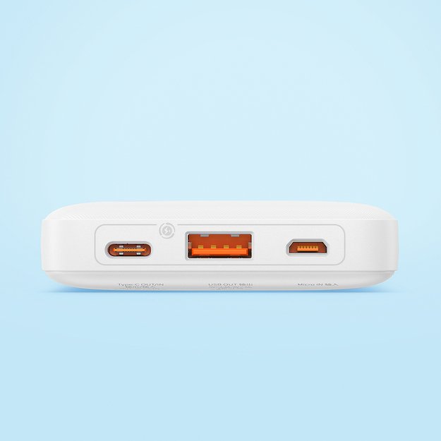 Baseus Airpow 20W 10000mAh Power Bank with Baseus Simple Series USB-A - USB-C 30 cm Cable - White 7