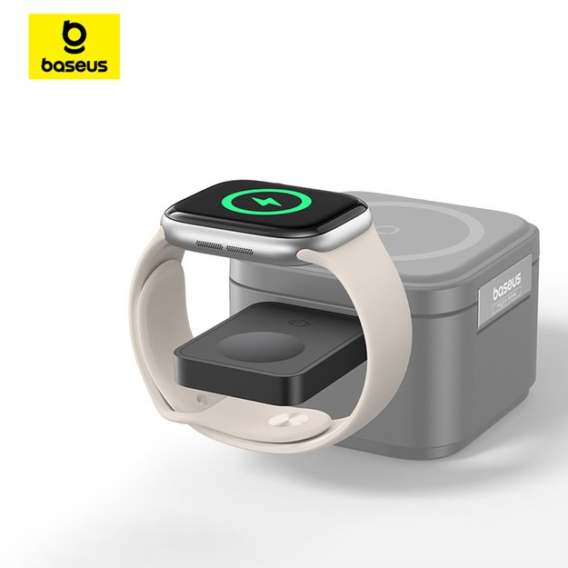 Baseus MagPro 2.5W Magnetic Inductive Charger for Apple Watch - Black 9