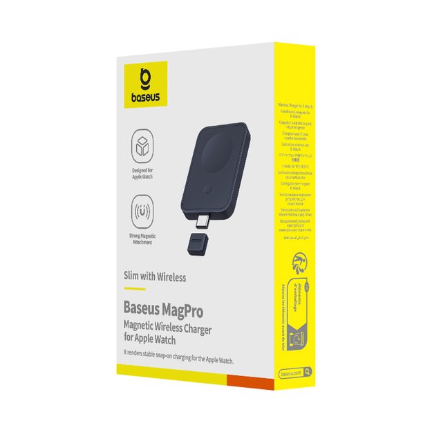 Baseus MagPro 2.5W Magnetic Inductive Charger for Apple Watch - Black 10