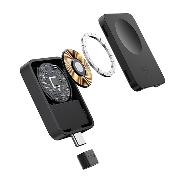 Baseus MagPro 2.5W Magnetic Inductive Charger for Apple Watch - Black 4