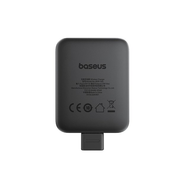 Baseus MagPro 2.5W Magnetic Inductive Charger for Apple Watch - Black 2