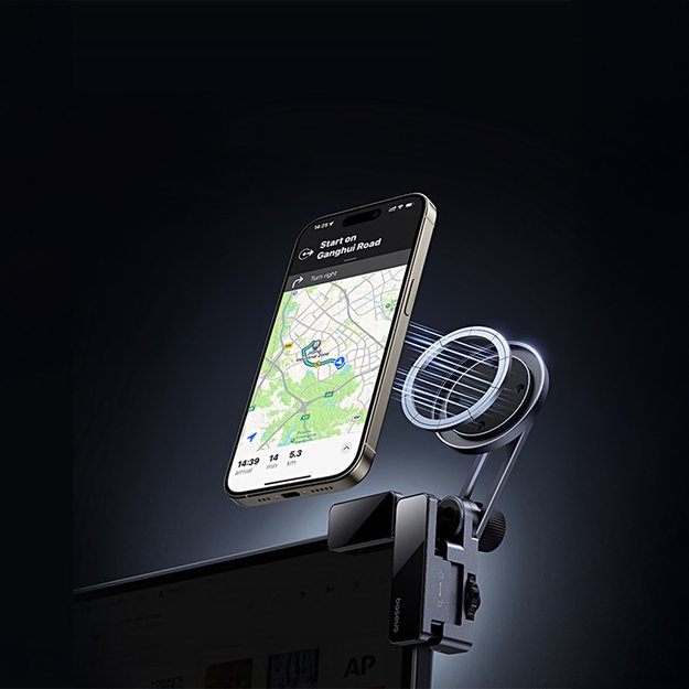Baseus MaxView Magnetic Car Display Mount Holder - Gray 11