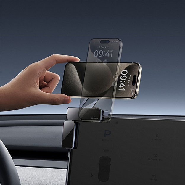 Baseus MaxView Magnetic Car Display Mount Holder - Gray 9