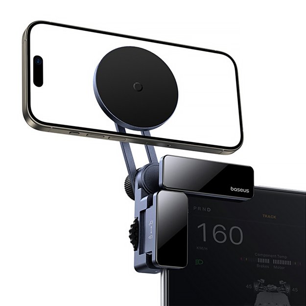 Baseus MaxView Magnetic Car Display Mount Holder - Gray 3