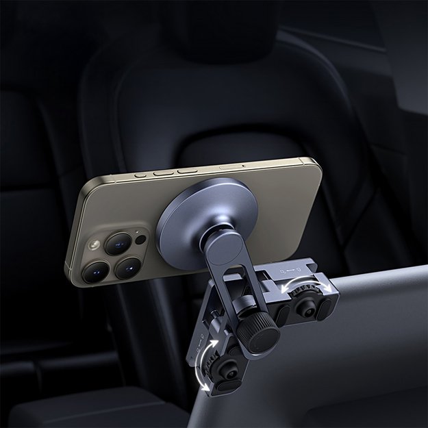 Baseus MaxView Magnetic Car Display Mount Holder - Gray 12