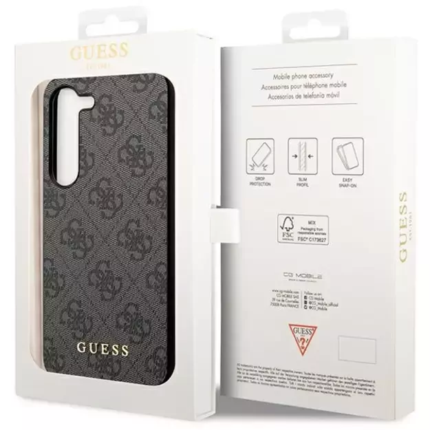 Guess 4G Charms Collection case for Samsung Galaxy A35 - black 14