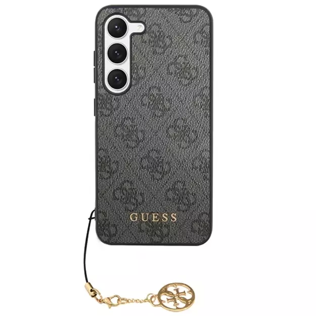 Guess 4G Charms Collection case for Samsung Galaxy A35 - black 9