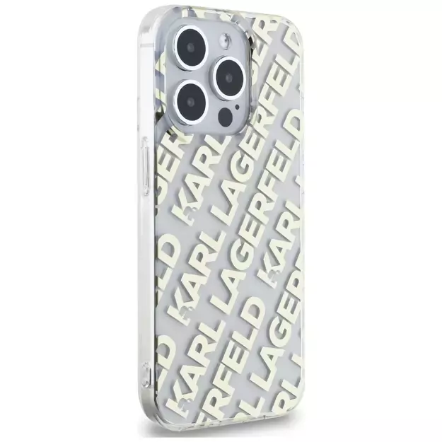 Karl Lagerfeld IML Fullover Logo case for iPhone 15 Pro - gold 10
