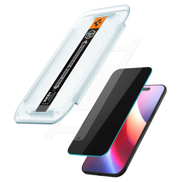 Szkło prywatyzujące Spigen Glas.TR EZ Fit 2-pack na iPhone 17 Air 2