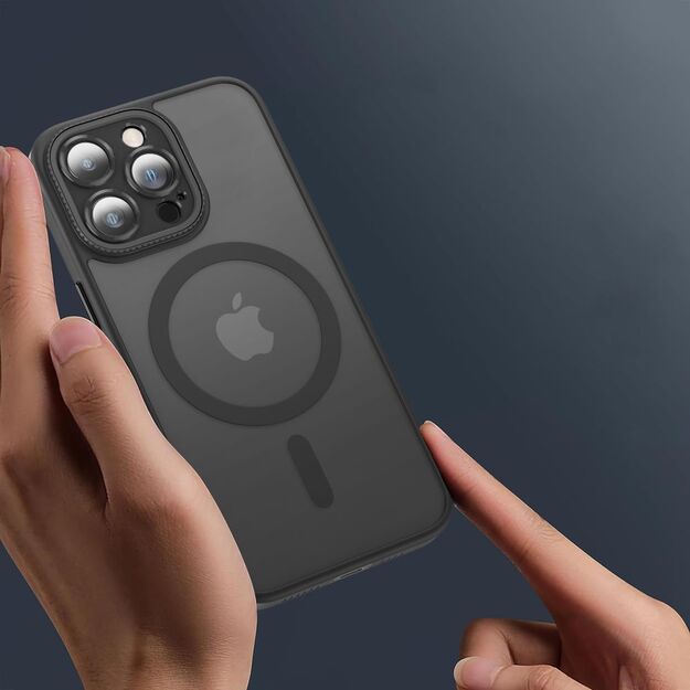 Tech-Protect MagMat Cam+ MagSafe iPhone 15 Case - Matte Black 3