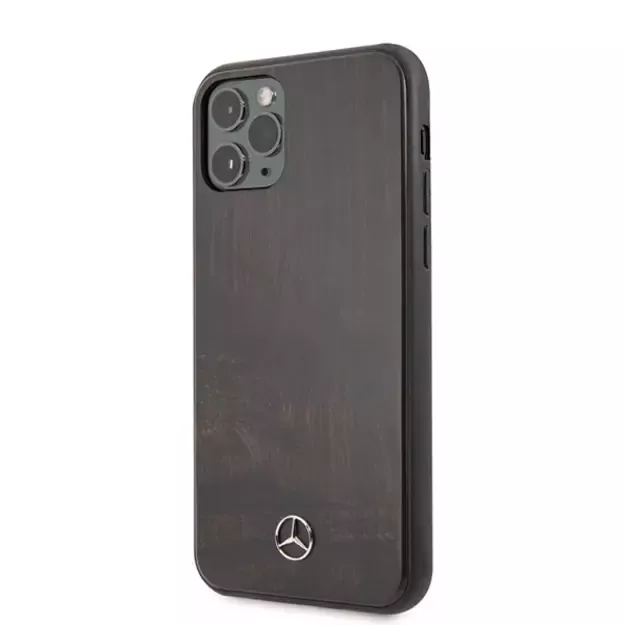 Mercedes Wood Line Rosewood case for iPhone 11 Pro - brown 1