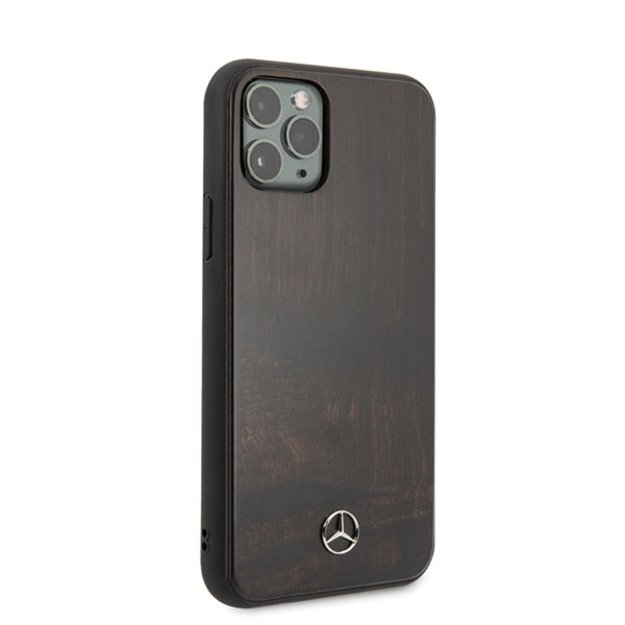 Mercedes Wood Line Rosewood case for iPhone 11 Pro - brown 12
