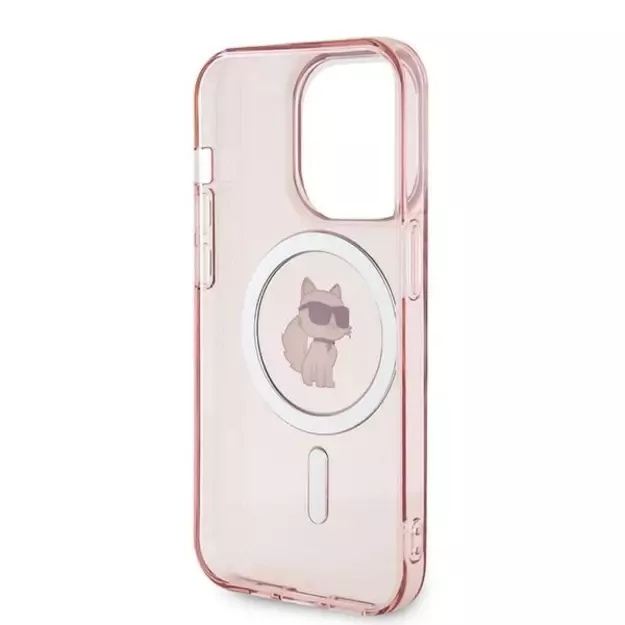 Karl Lagerfeld IML Choupette MagSafe case for iPhone 14 Pro - pink 13