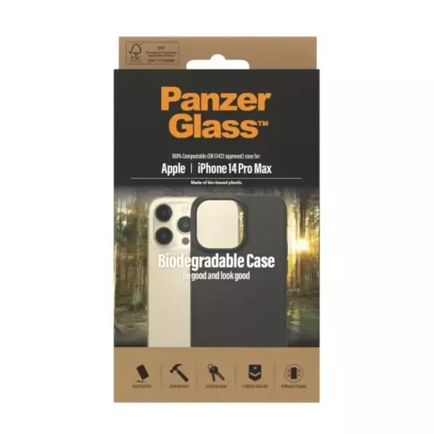 PanzerGlass Biodegradable Case for iPhone 14 Pro Max - black 2