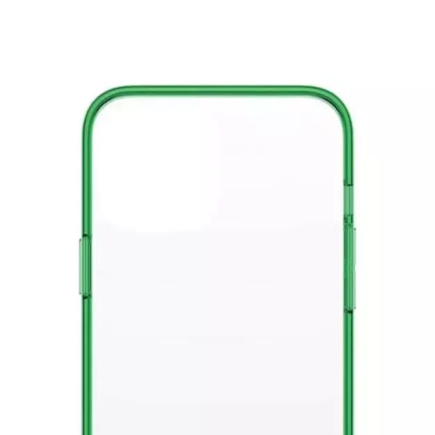 PanzerGlass ClearCase Antibacterial Military Grade Certified Case for iPhone 13 Pro Max - Transparent Green 7