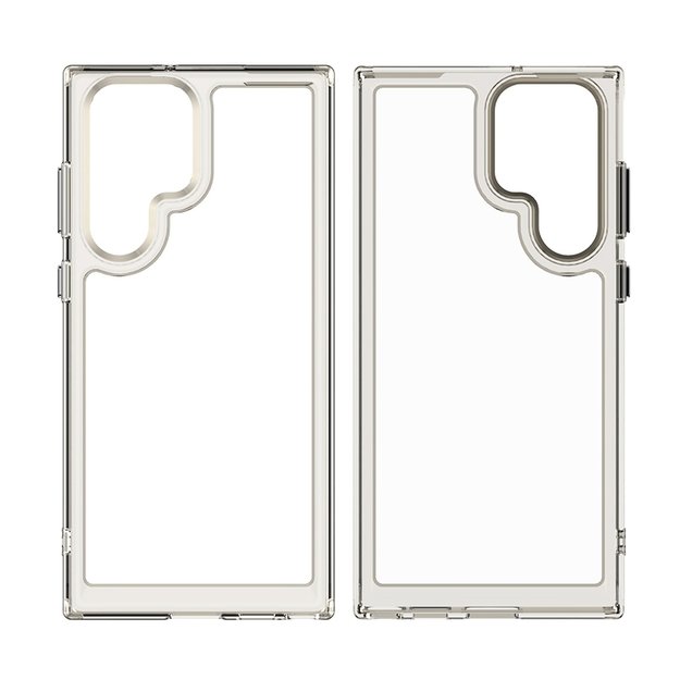 Outer Space Case Case for Samsung Galaxy S22 Ultra Hard Cover with Gel Frame Red 15