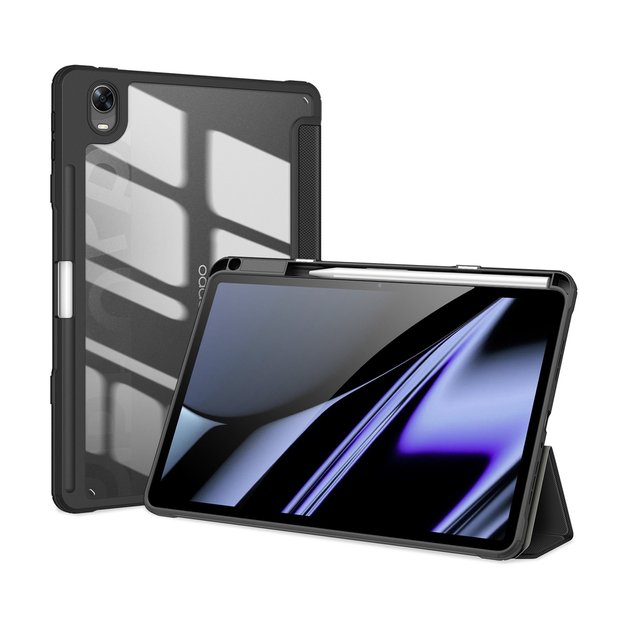 Dux Ducis Toby Armored Flip Smart Case for Oppo Pad with Stylus Holder Black 33