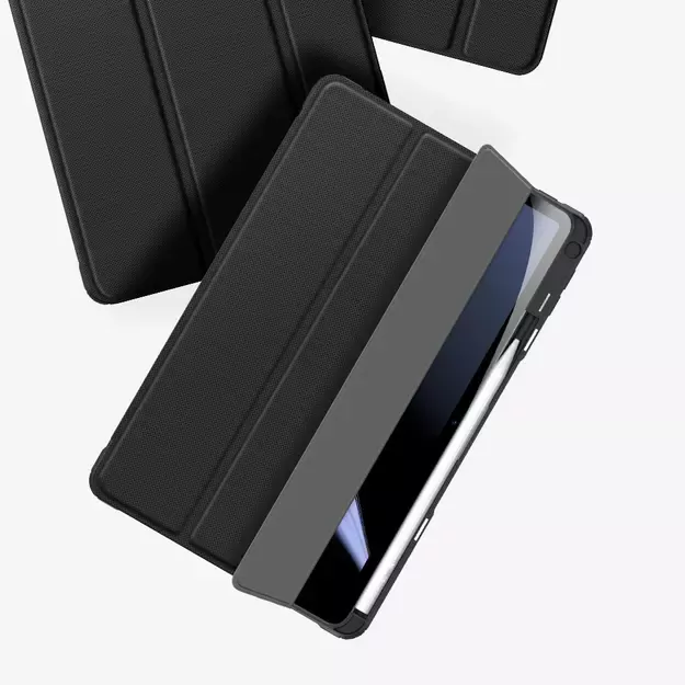 Dux Ducis Toby Armored Flip Smart Case for Oppo Pad with Stylus Holder Black 13