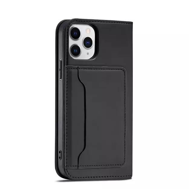 Magnet Card Case for iPhone 12 Pro Max Pouch Card Wallet Card Holder Black 9