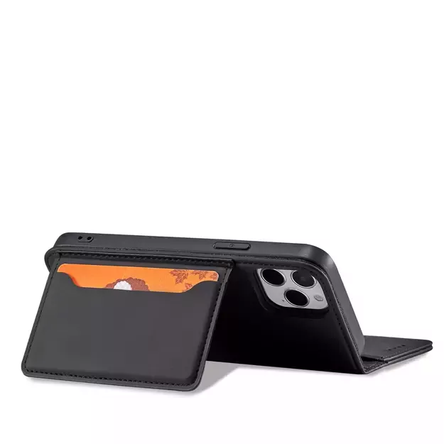 Magnet Card Case for iPhone 12 Pro Max Pouch Card Wallet Card Holder Black 8