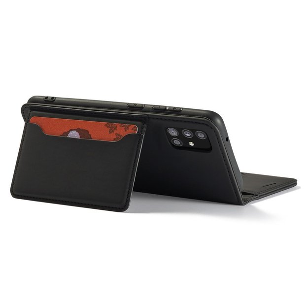 Magnet Card Case for Xiaomi Redmi Note 11 Pouch Card Wallet Card Holder Black 24