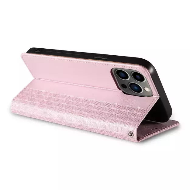 Magnet Strap Case Case for iPhone 13 Pro Max Pouch Wallet + Mini Lanyard Pendant Pink 10