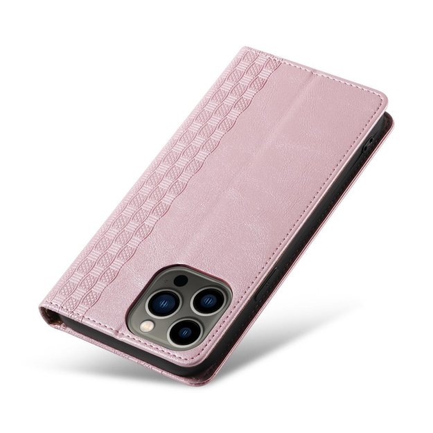 Magnet Strap Case Case for iPhone 13 Pro Max Pouch Wallet + Mini Lanyard Pendant Pink 20
