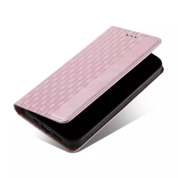 Magnet Strap Case Case for Samsung Galaxy S22 + (S22 Plus) Pouch Wallet + Mini Lanyard Pendant Pink 16