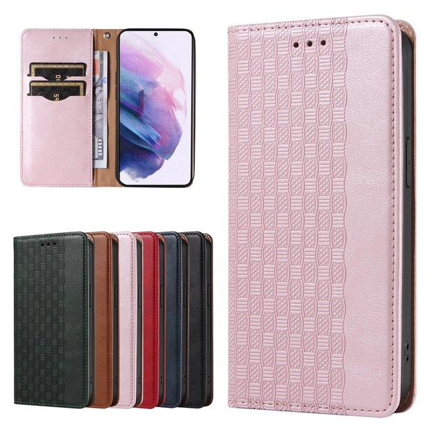 Magnet Strap Case Case for Samsung Galaxy S22 + (S22 Plus) Pouch Wallet + Mini Lanyard Pendant Pink 1
