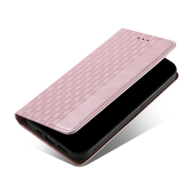 Magnet Strap Case Case for Samsung Galaxy S22 + (S22 Plus) Pouch Wallet + Mini Lanyard Pendant Pink 5