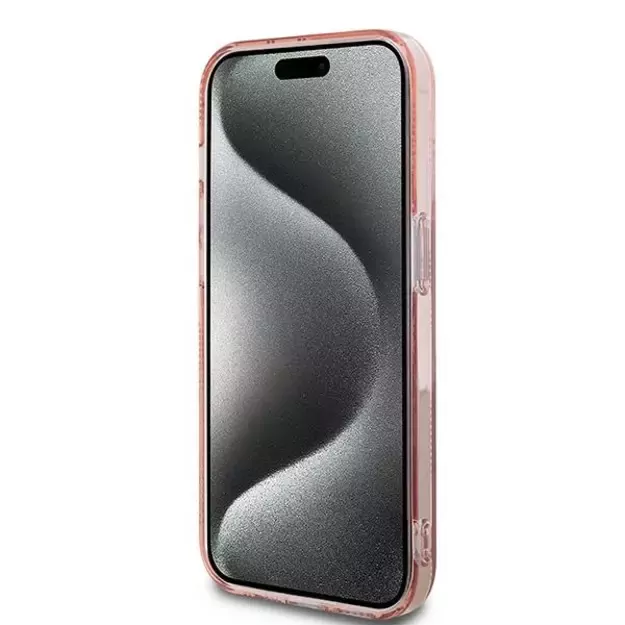 Karl Lagerfeld IML Choupette Head &amp  Monogram case for iPhone 13 Pro Max - pink 11