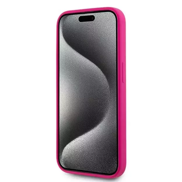 Karl Lagerfeld Silicone Choupette Head MagSafe case for iPhone 15 Pro Max - pink 11