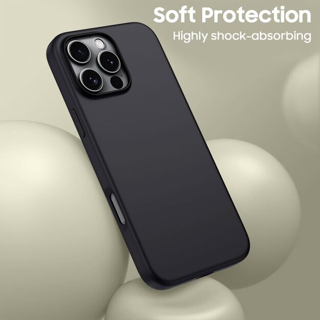 Tech-Protect Silicone MagSafe iPhone 16 Pro Case - Black 1