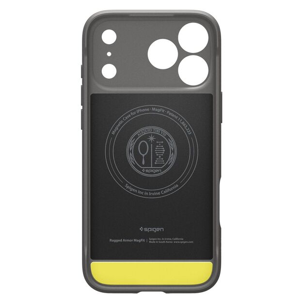 Spigen Rugged Armor Mag MagSafe Case for iPhone 17 Pro Max - Gray 5